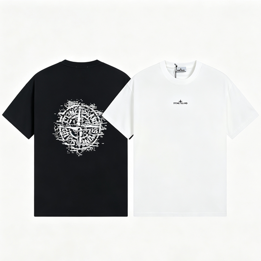 ST0NE lSLAND Pure Cotton T-Shirt #40