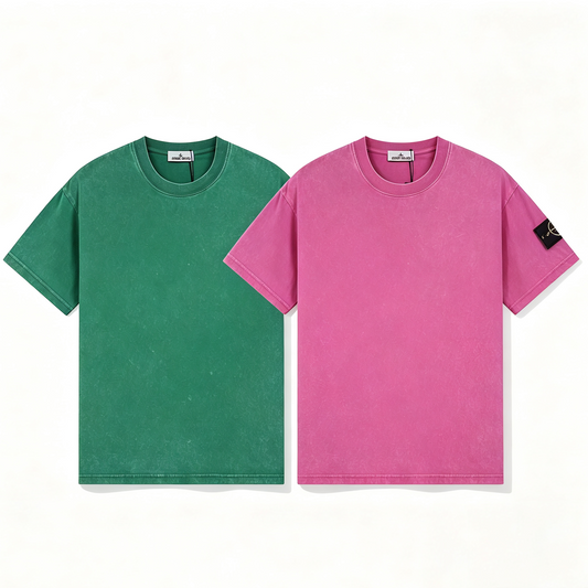 ST0NE lSLAND Washed Fabric T-Shirt #42