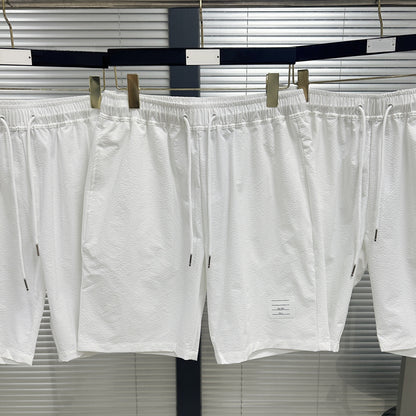 4-Bar Seersucker Sports shorts