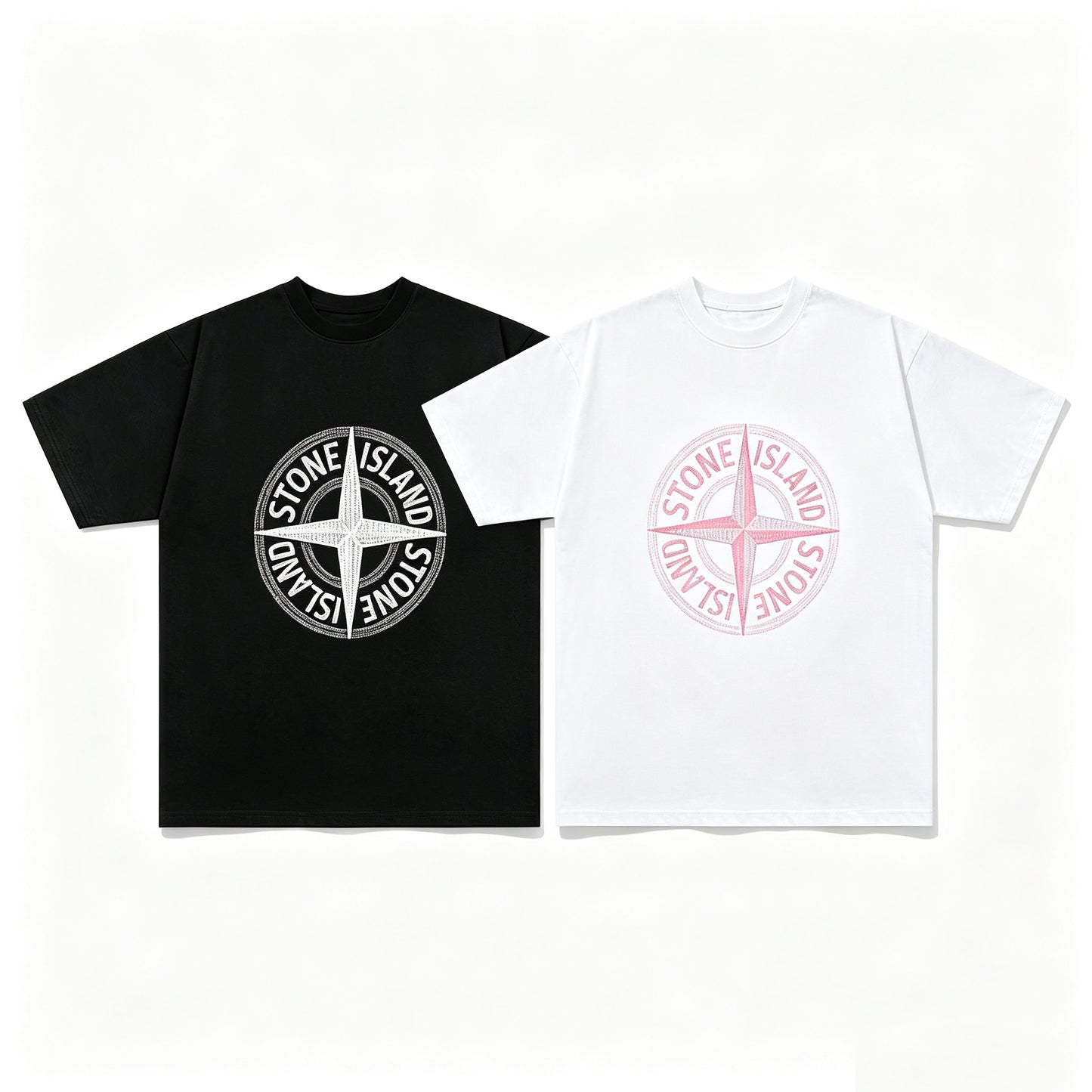 ST0NE lSLAND Pure Cotton T-Shirt #20