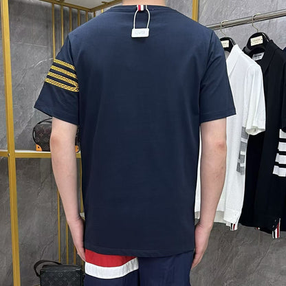 4-Bar Snake pattern T-shirt