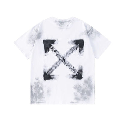 OFF-Whlte Arrow logo print T-shirt #97