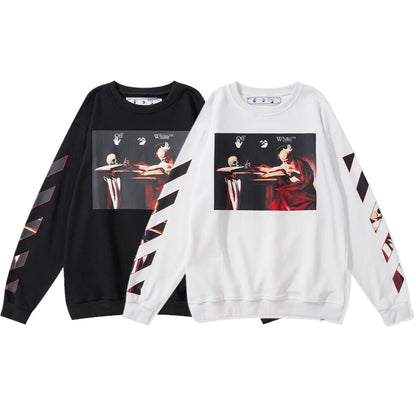 OFF-Whlte Arrow logo sports sweatshirt#43