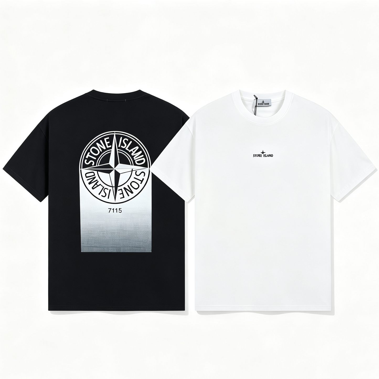 ST0NE lSLAND Pure Cotton T-Shirt #30