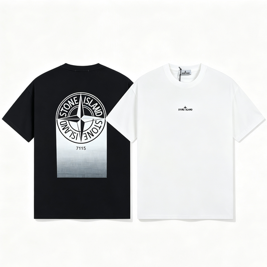 ST0NE lSLAND Pure Cotton T-Shirt #30