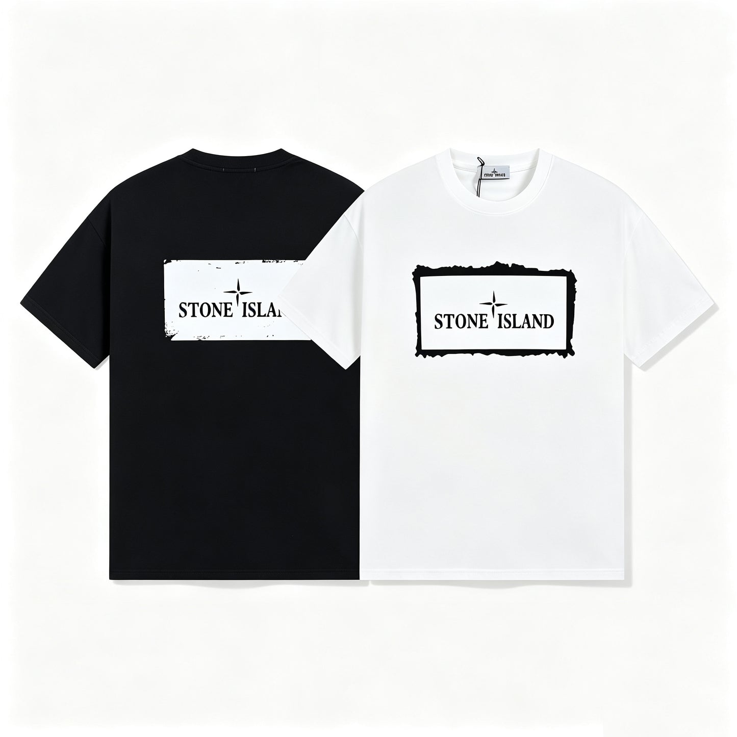 ST0NE lSLAND Pure Cotton T-Shirt #19