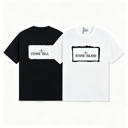 ST0NE lSLAND Pure Cotton T-Shirt #19