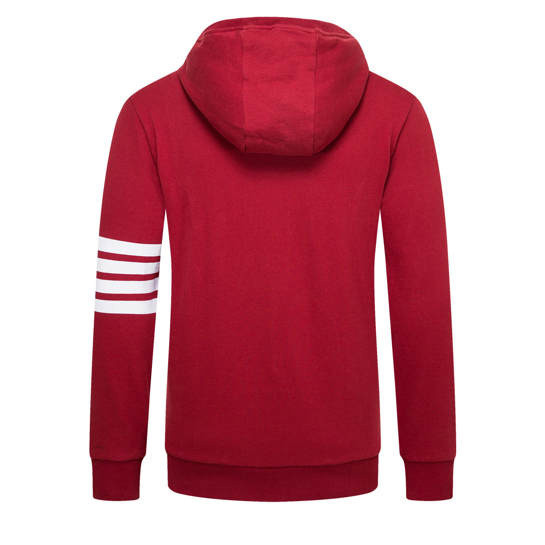 4-Bar Couple Hoodies