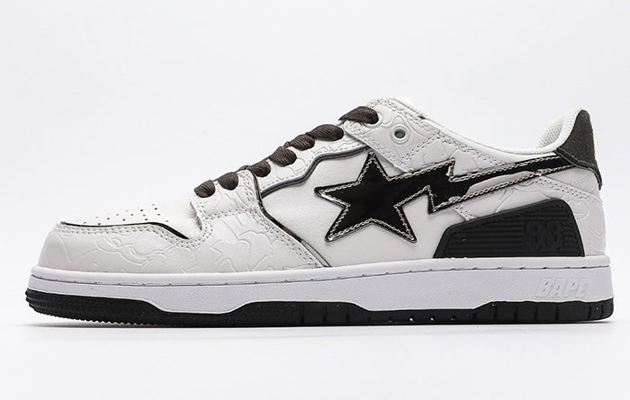 Human Made x BAPE STA SK8 Sneakers - White/Black
