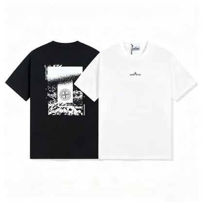 ST0NE lSLAND Pure Cotton T-Shirt #18