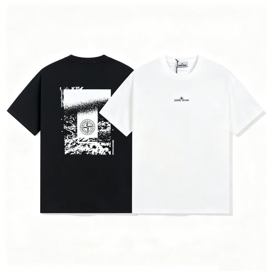 ST0NE lSLAND Pure Cotton T-Shirt #18