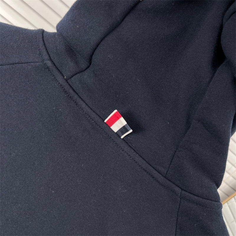 4-Bar Four-striped couple sweatshirt suit
