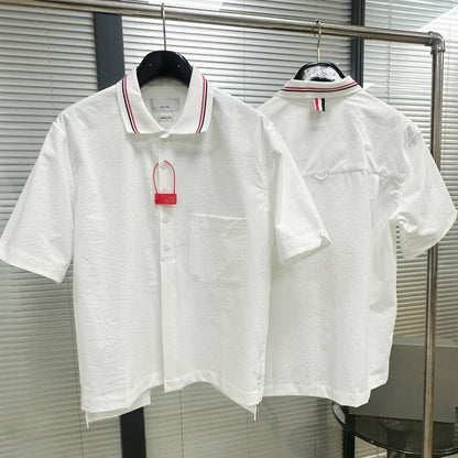 4-Bar Short sleeved shirt#1120