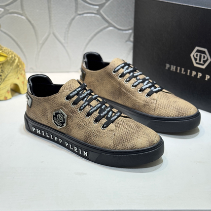 PP Men's Letter-Embellished Sneakers #1100