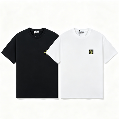 ST0NE lSLAND Pure Cotton T-Shirt #44