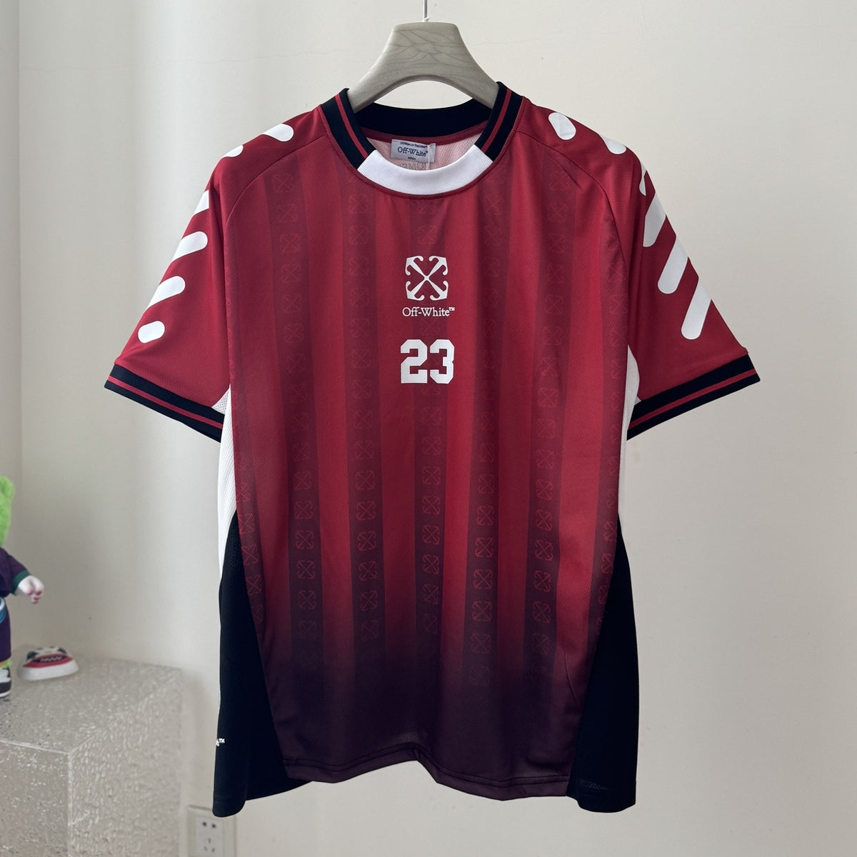 OFF-Whlte Short-sleeved soccer jersey#106