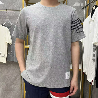4-Bar Snake pattern T-shirt