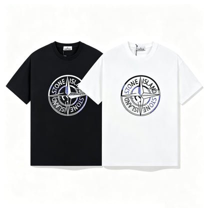 ST0NE lSLAND Pure Cotton T-Shirt #15