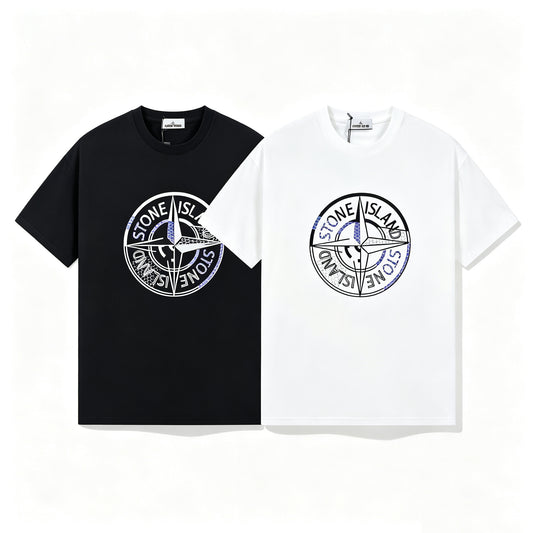 ST0NE lSLAND Pure Cotton T-Shirt #15