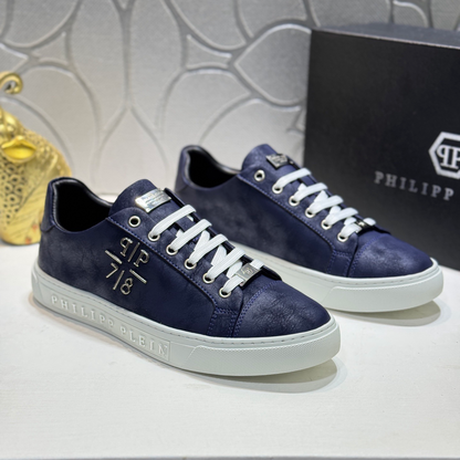 PP Men's Letter-Embellished Sneakers #1010