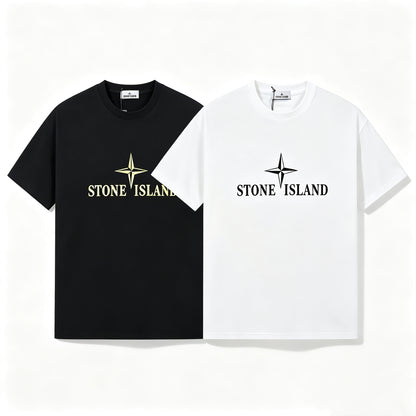 ST0NE lSLAND Pure Cotton T-Shirt #13