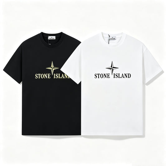 ST0NE lSLAND Pure Cotton T-Shirt #13
