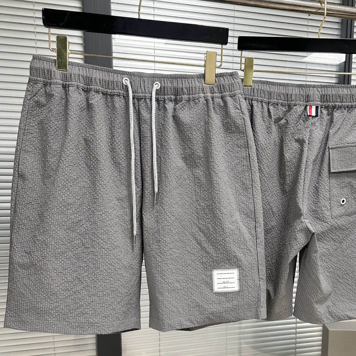 4-Bar Seersucker Sports shorts