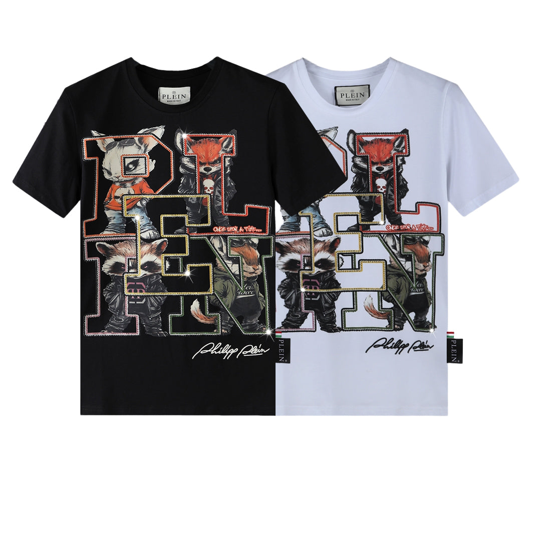 PP T-shirt Back Skull