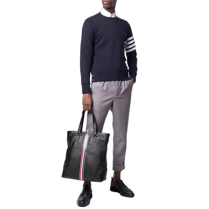 Thom Browne 2025 Men's Leather Briefcase