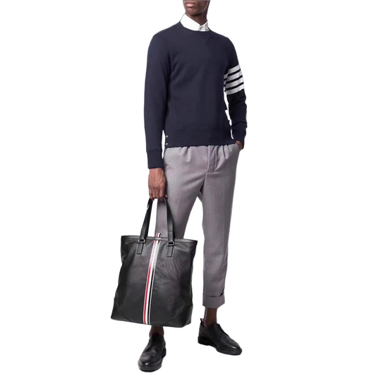 Thom Browne 2025 Men's Leather Briefcase