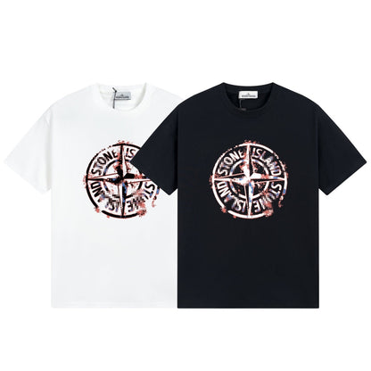 ST0NE lSLAND Pure Cotton T-Shirt #50