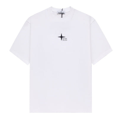 ST0NE lSLAND Pure Cotton T-Shirt #46