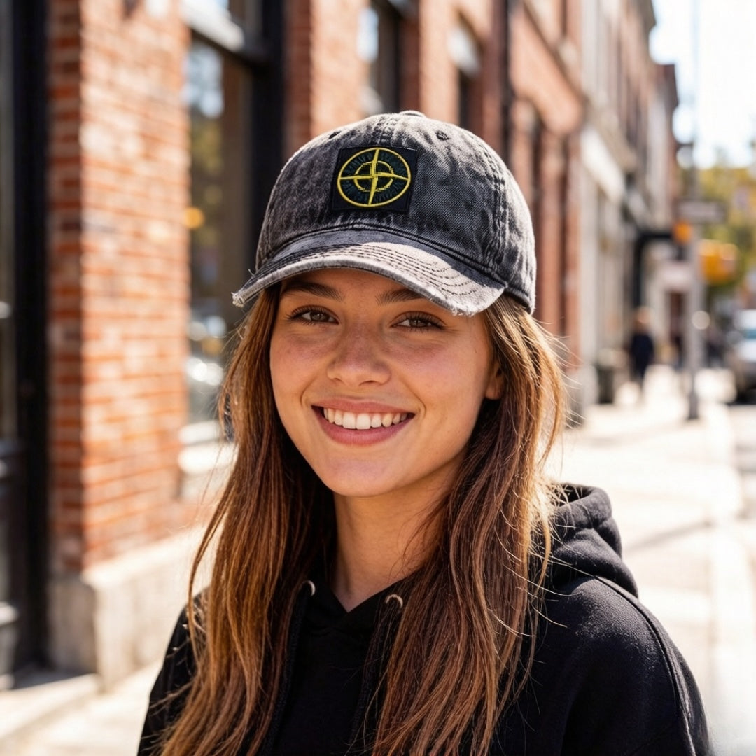 Stone Island Badge Unisex Baseball Cap #5
