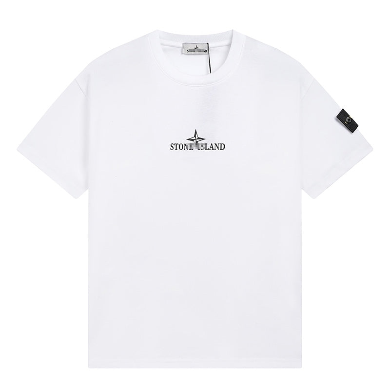 ST0NE lSLAND Pure Cotton T-Shirt #43