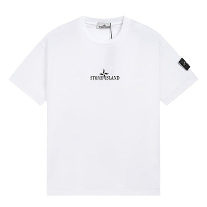 ST0NE lSLAND Pure Cotton T-Shirt #43