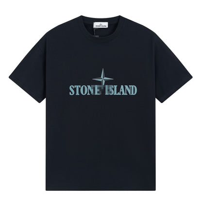 ST0NE lSLAND Pure Cotton T-Shirt #39