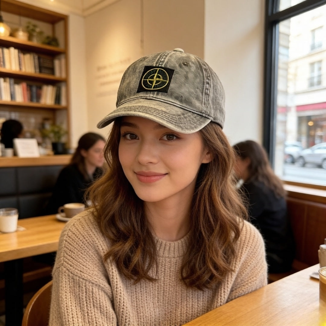 Stone Island Badge Unisex Baseball Cap #5