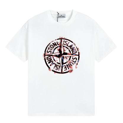 ST0NE lSLAND Pure Cotton T-Shirt #50