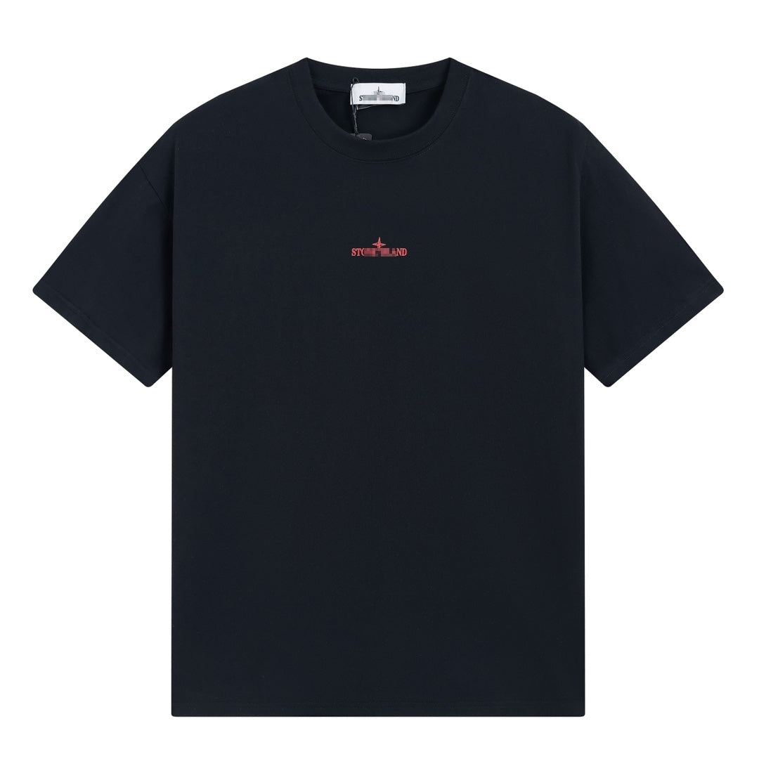ST0NE lSLAND Pure Cotton T-Shirt #37