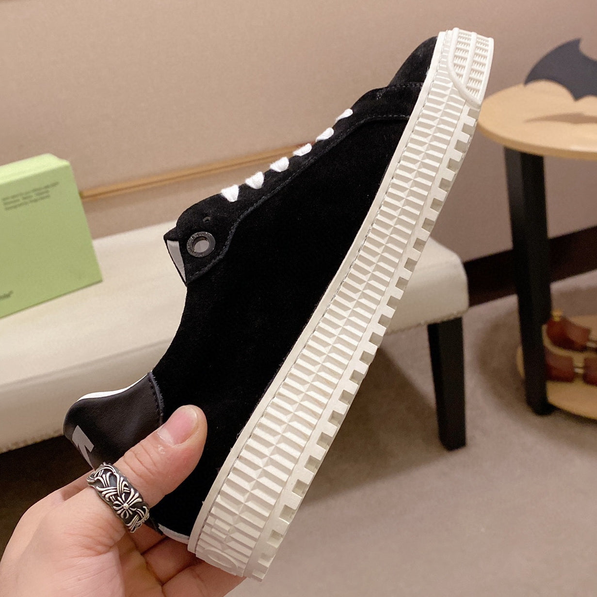 OFF-Whlte suede sneakers#31