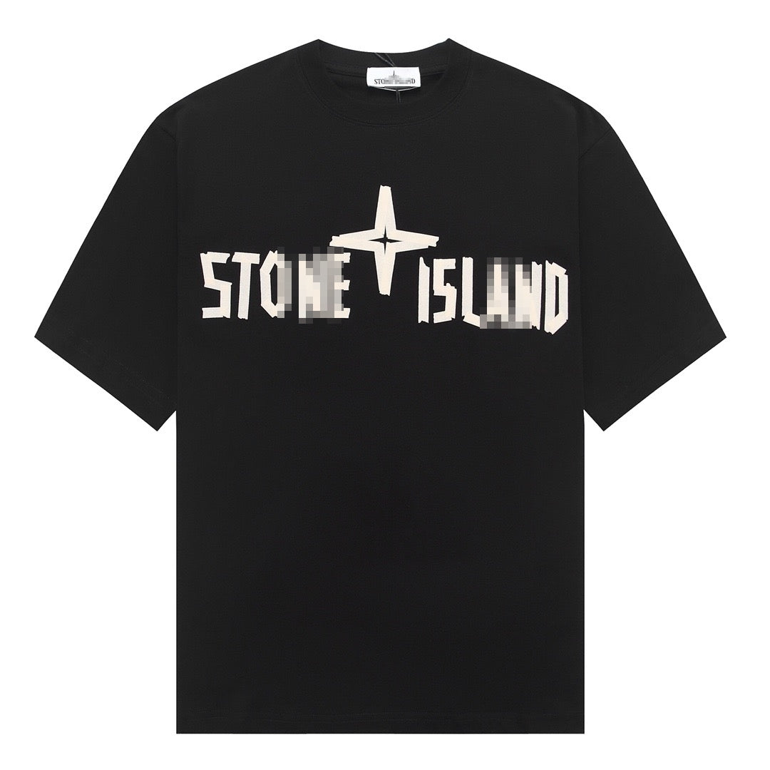 ST0NE lSLAND Pure Cotton T-Shirt #54