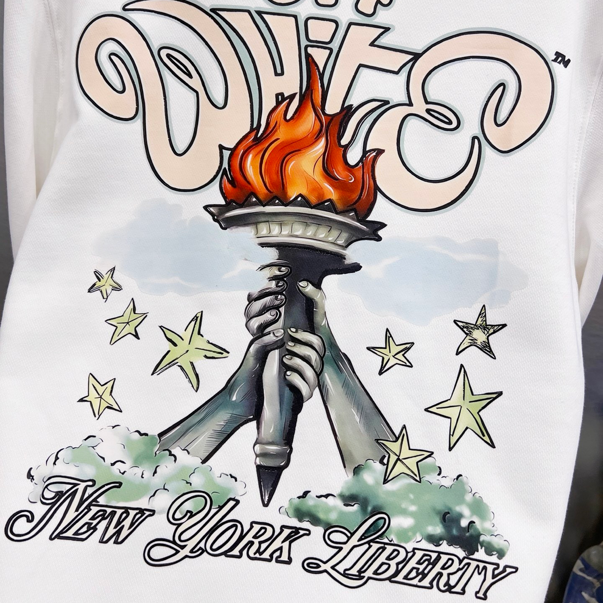 OFF-Whlte Arrow logo sports sweatshirt#1007