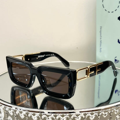 OFF-Whlte Arrow logo sunglasses#073