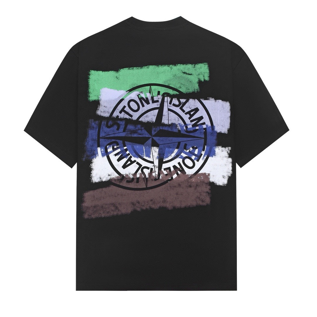 ST0NE lSLAND Pure Cotton T-Shirt #46