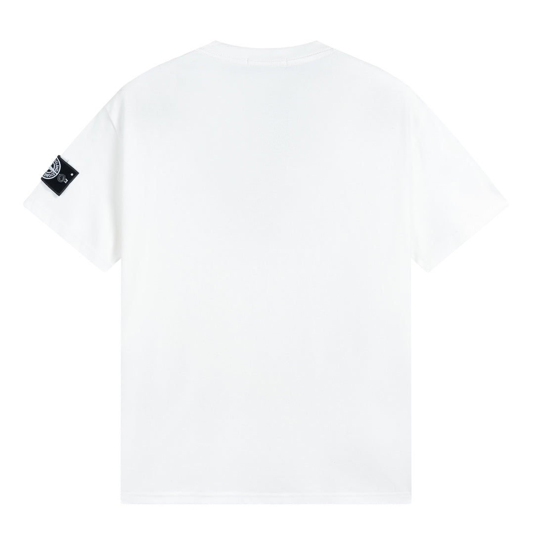 ST0NE lSLAND Pure Cotton T-Shirt #8