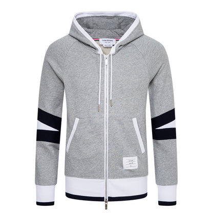 4-Bar Couple Hoodies