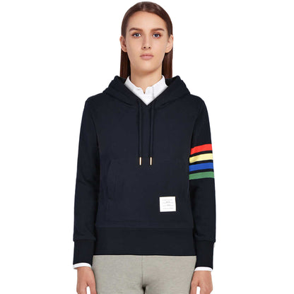 4-Bar Couple Hoodies