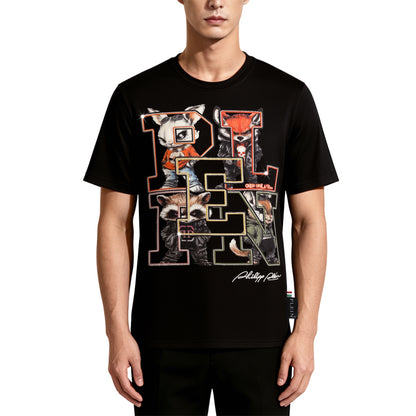 PP T-shirt Back Skull