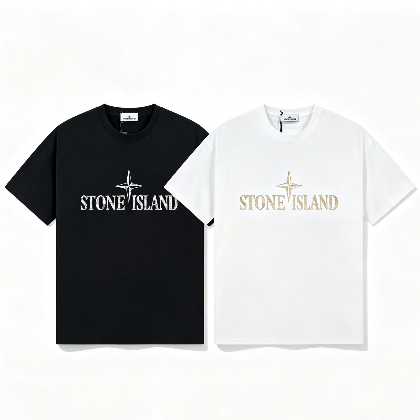 ST0NE lSLAND Pure Cotton T-Shirt #39