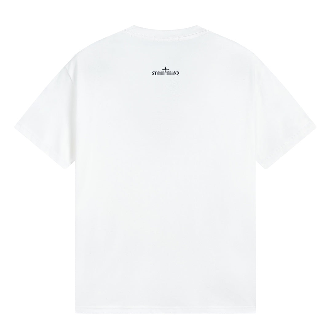 ST0NE lSLAND Pure Cotton T-Shirt #26